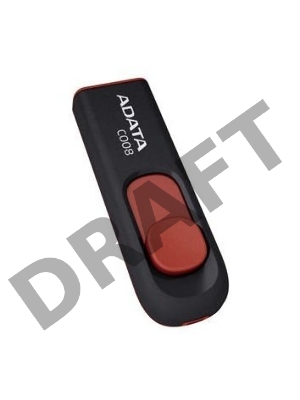 Флэш Диск USB 2.0 ADATA Flash Drive 64Gb С008 Black-Red