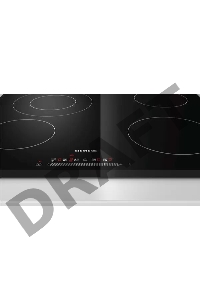 Встраиваемая электрическая варочная поверхность SIEMENS ET651NF17Q IQ300 60см односторонний файсет 4 зоны быстрого нагрева 5КВт 17 ступ.регулировки