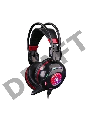 Гарнитура  A4Tech Bloody G300 черный/красный (2.2м) 