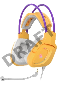 Наушники с микрофоном A4Tech Bloody G575 желтый/фиолетовый (G575 /ROYAL VIOLET/ USB)