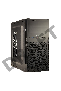 Корпус Minitower ExeGate QA-413U Black, mATX, <XP450, Black, 120mm>, 3*USB+1*USB3.0, Audio