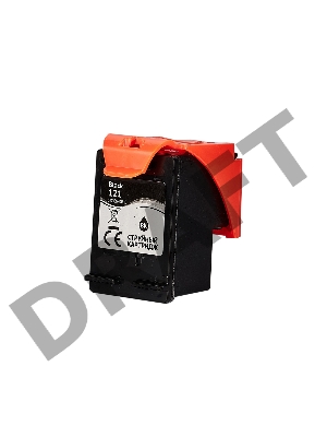 Струйный картридж Sakura CC640HE (№121 Black) для HP, черный, 18 мл., 600 к.