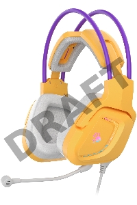 Наушники с микрофоном A4Tech Bloody G575 желтый/фиолетовый (G575 /ROYAL VIOLET/ USB)