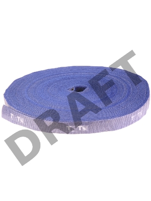 Хомут-липучка TWT шириной 20 мм, 30 м, синий