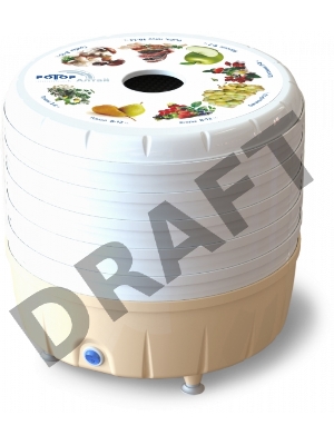 Сушилка для овощей и фруктов Ротор Алтай СШ-022 5под. 350Вт белый