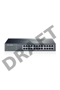 Коммутатор TP-Link SMB TL-SG1024DE 24-Port Gigabit Easy Smart Switch, 24 10/100/100Mbps RJ45 ports,  MTU/Port/Tag-based VLAN, QoS, IGMP Snooping