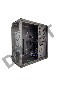 Корпус Minitower ExeGate QA-413U Black, mATX, <XP450, Black, 120mm>, 3*USB+1*USB3.0, Audio