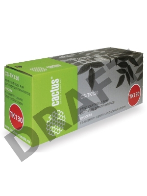 Тонер-картридж Cactus CS-TK130 для принтера Kyocera Mita FS-1028MFP/1128MFP, черный, 7200 стр.