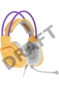 Наушники с микрофоном A4Tech Bloody G575 желтый/фиолетовый (G575 /ROYAL VIOLET/ USB)