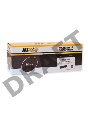 Расходные материалы Hi-Black CB540A/CE320A Картридж для CLJ CM1300/CM1312/CP1210/CP1525/CM1415 Bk 2.2K с чипом, New     