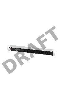 Аксессуар ЦМО Блок розеток Rem-10 без шнура с инд., 10 IEC 60320 C13, вход IEC 60320 C14, 10A, алюм., 19