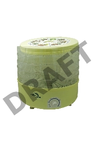 Сушка для фруктов и овощей Ротор Дива СШ-007-06 5под. 520Вт прозрачный