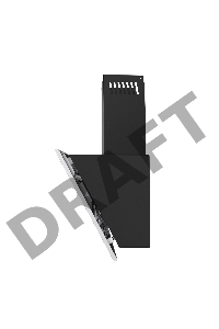 Вытяжка каминная Maunfeld Bridge 60 черный/нержавеющая сталь управление: кнопочное (1 мотор)