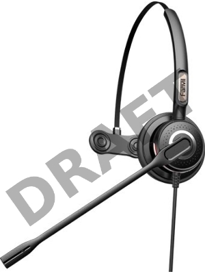 Гарнитура проводная Fanvil HT201 черный