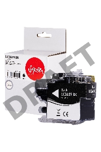 Струйный картридж Sakura LC3619Bk для Brother, черный, 68 мл., 3000 к.