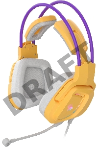 Наушники с микрофоном A4Tech Bloody G575 желтый/фиолетовый (G575 /ROYAL VIOLET/ USB)