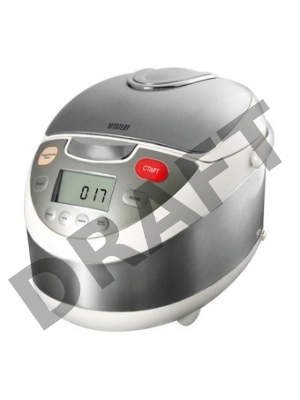 Мультиварка Mystery MCM-1010 5л 900Вт серебристый/белый