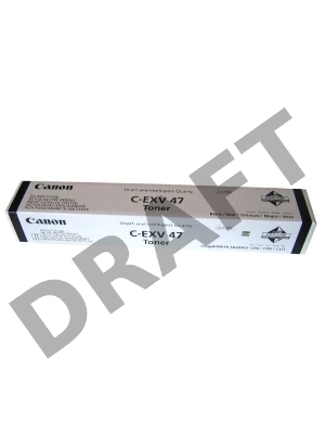 Тонер-картридж Canon C-EXV47BK 8516B002 черный для принтера iR-ADV С351iF/C350i/C250i