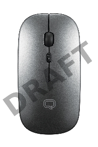 Офисный набор клавиатура + мышь Qumo Paragon Silver + White K15/M21, беспроводной 2.4G, клавиатура + мышь, 400 mA