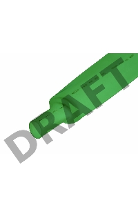 Трубка термоусадочная 30.0/15.0 1м зел. Rexant 23-0003