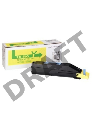 Тонер-картридж Kyocera-Mita TK-865Y желтый для TASKalfa 250ci/300ci (12000стр.)