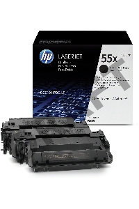 Тонер-картридж набор из 2 шт HP LaserJet CE255XD черный для LJ P3015(2 х 12500стр)