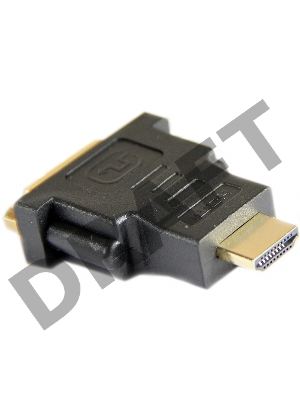 Переходник Aopen DVI-D 25F to HDMI 19M позолоченные контакты <ACA311>