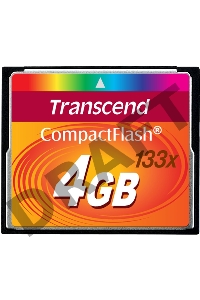 Флеш карта CF 4Gb 133x Type I Transcend (TS4GCF133)