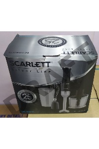 (Поврежденная упаковка, трещина на чаше) Кухонный блендер Scarlett SC-HB42F73 (Silver Line)