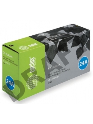 Тонер Картридж Cactus CS-Q2624A черный для HP LaserJet 1150 (2500стр.)