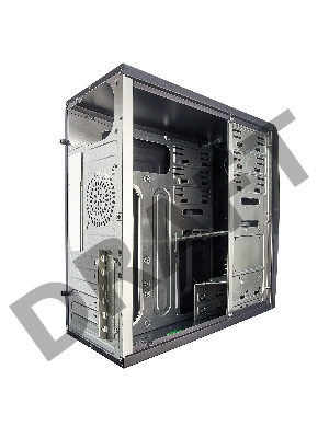 Корпус Miditower Exegate CP-604 Black, ATX, <без БП>, 2*USB, Audio