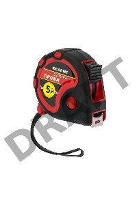 Рулетка измерительная «Профи» прорезиненный корпус REXANT, 5 м х 25 мм