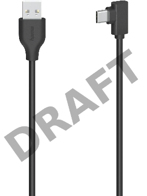 Кабель Hama H-200646 00200646 ver2.0 USB Type-C USB A(m) угловой 0.75м черный Кабель Hama H-200646 00200646 ver2.0 USB Type-C USB A(m) угловой 0.75м черный