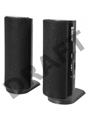 Колонки Defender SPK-210 {2.0, 2x2W, разъем для наушников} 65210