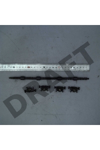 Вал выхода из печи в сборе Samsung ML-2160/2165/SCX-3400 (JC91-01070A)