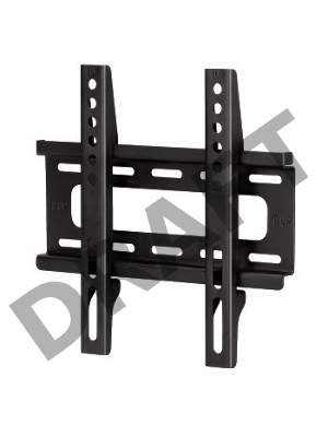 Кронштейн для телевизора Hama H-108714 черный 19