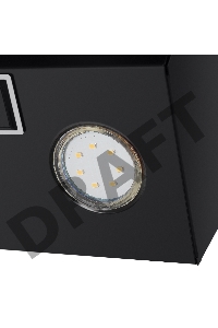 Вытяжка каминная Maunfeld Bridge 60 черный/нержавеющая сталь управление: кнопочное (1 мотор)