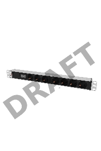 Блок распределения питания ЦМО R-32-7S-AM-440-K гор.размещ. 7xSchuko базовые 32A без вилки