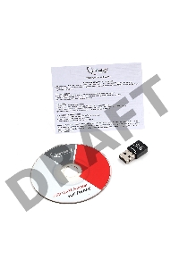 Сетевой двухдиапазонный Wi-Fi мини USB-адаптер Gembird 600 Мбит, USB, 802.11b/g/n/ac/а