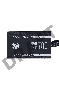 Блок питания Cooler Master MWE White, 700W, ATX, 120mm, 6xSATA, 4xPCI-E(6+2), APFC, 80+ White MPE-7001-ACABW-EU