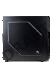 Корпус Zalman ZM-Z1 черный w/o PSU ATX 2xUSB2.0 1xUSB3.0 audio bott PSU