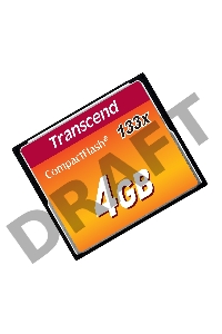 Флеш карта CF 4Gb 133x Type I Transcend (TS4GCF133)
