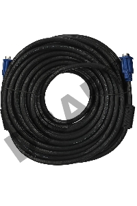Кабель VCOM VVG6448-20M(C) Кабель монитор-SVGA card (15M-15M) 20м 2 фильтра    