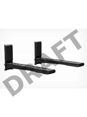 Кронштейн для СВЧ Holder MWS-2003 черный макс.40кг настенный фиксированный    