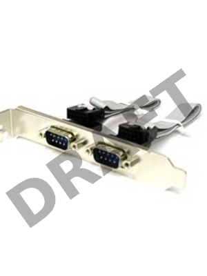 Планка с Com-разъемом Dual-COM port cable kit for COM 1-2 (10.07.6276) Advantech 1701092300