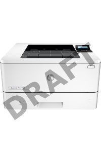 Принтер лазерный HP LaserJet Pro M404n (W1A52A) (A4, 1200dpi, 4800x600, 38ppm, 128Mb, 2tray 100+250, USB2.0/GigEth