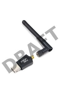 Сетевой двухдиапазонный Wi-Fi USB-адаптер Gembird 600 Мбит, USB, 802.11b/g/n/ac/а