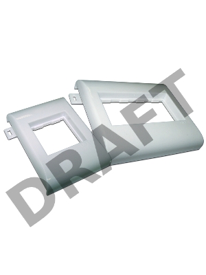 Пластиковый суппорт 45Х90, безвинтовой на защелках, в короб 100 мм Пластиковый суппорт 45Х90, безвинтовой на защелках, в короб 100 мм