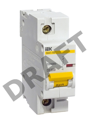 Выключатель автоматический модульный 1п C 25А 10кА ВА47-100 ИЭК MVA40-1-025-C