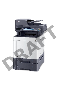 МФУ Kyocera Ecosys M6230cidn, принтер/сканер/копир A4, 30 стр/мин, 1200x1200 dpi, 1024 Мб, ADF100, дуплекс, подача: 350 лист., вывод: 250 лист., Post Script, Ethernet, USB, картридер, ЖК сенсорный экран, Kensington Lock, EnergyStar v3.0 (Старт.к-жи: черны